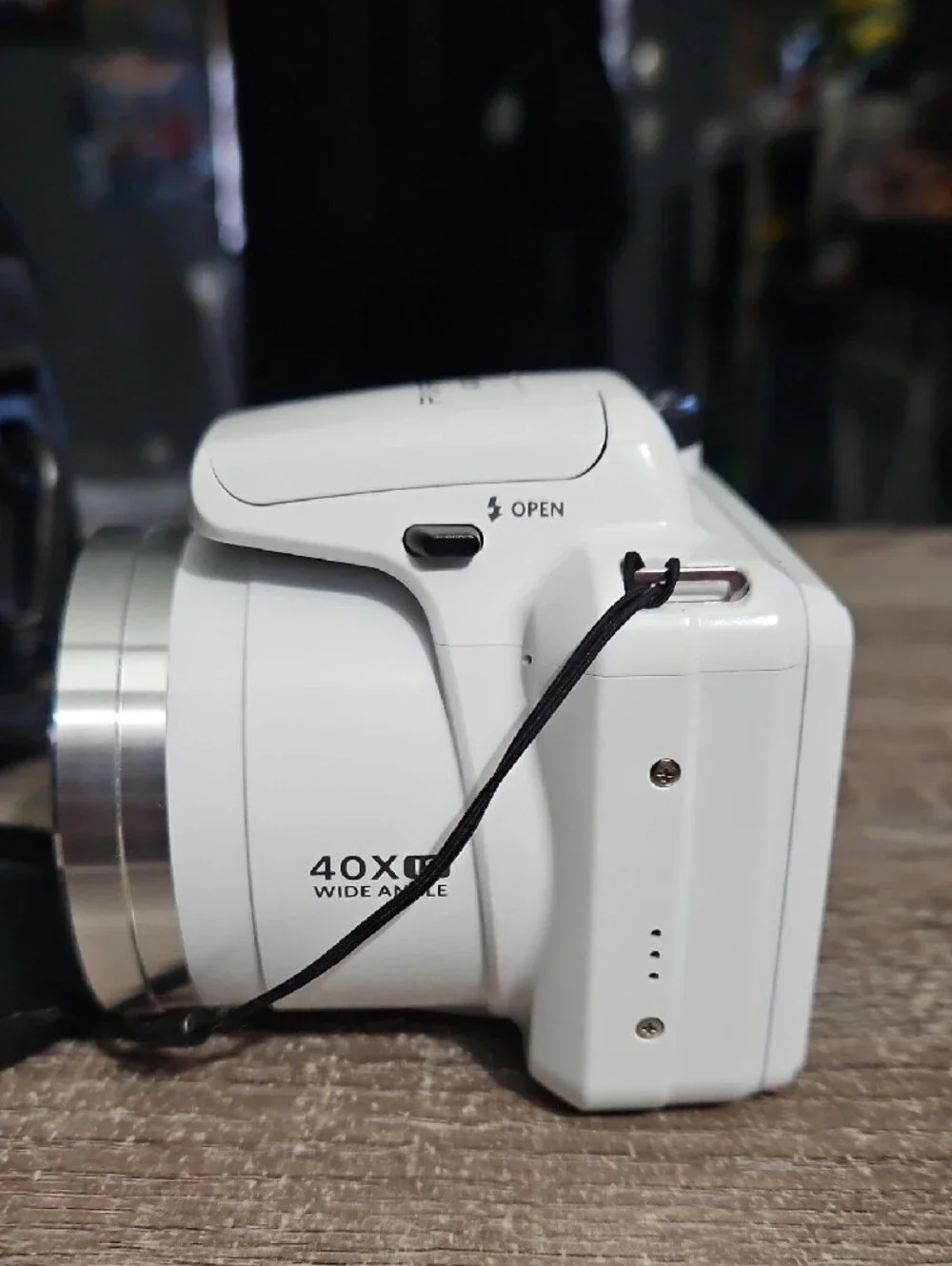 Kodak White and Black PIXPRO Digital Camera with Flip Flash